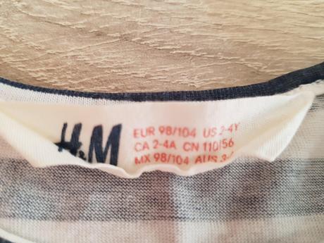 Dívčí šaty, h&m,98