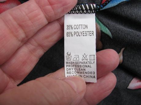 Dámské letní černé šaty s potiskem květů, l