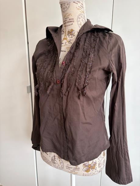 Hnědá halenka tally weij xs 34, tally weijl,xs