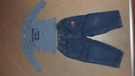 Kalhoty a triko 86/92, 86