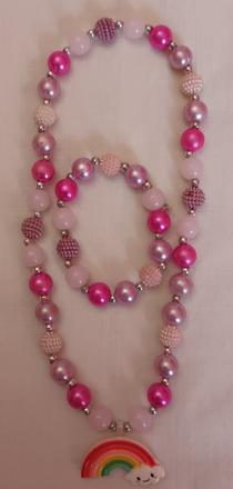 Dívčí korálky duha sada, 