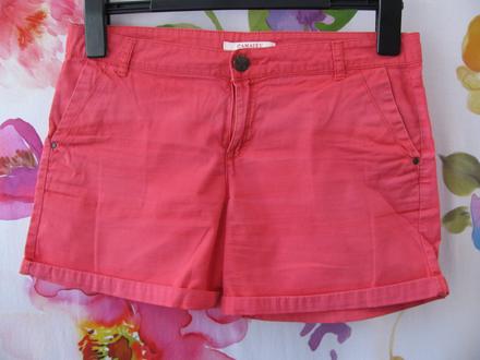 Dámské korálové bavlněné kraťasy, camaieu,m