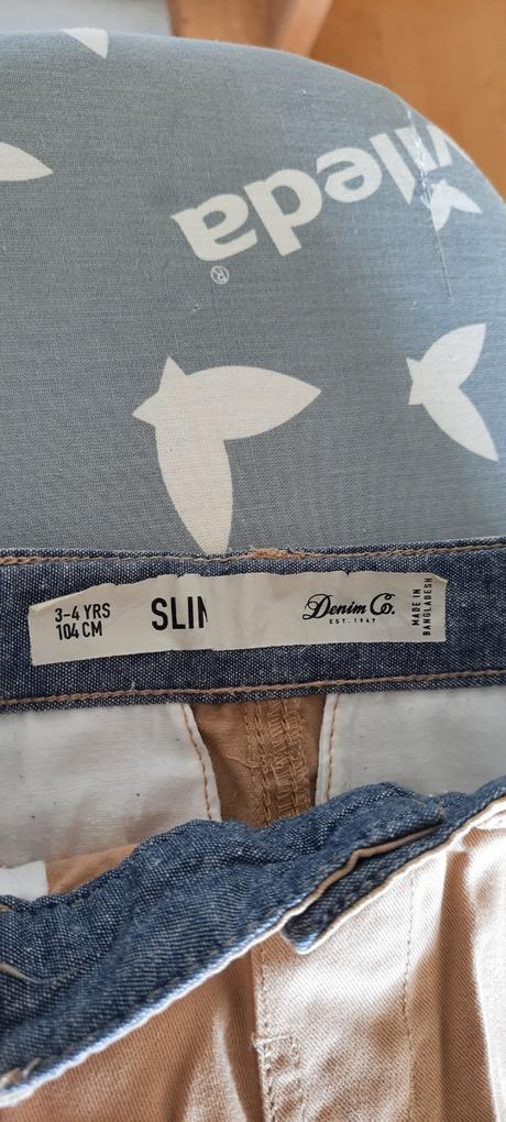 Chlapecké kalhoty značky denim, vel. 110, denim,104