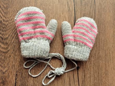 Zimní rukavice s palcem 7 cm cca vel. 68, 68