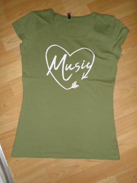 Tričko srdce vel s/m, sinsay,m