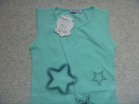 Nové mint šaty bez rukávu zn. walenti kids v. 128, 128