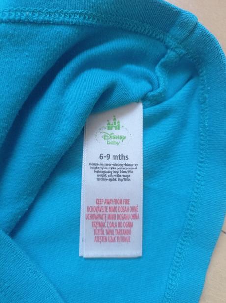 Triko dlouhý rukáv 74 disney, disney,74