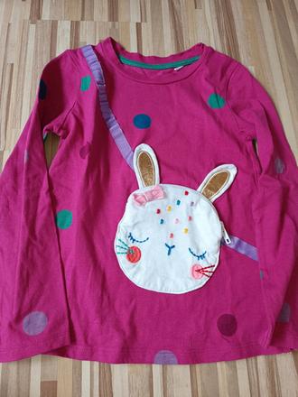 Tričko s zajíčkem 116 mothercare, mothercare,116