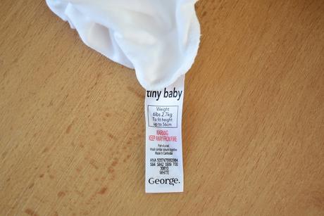 Body vel. tiny baby, george,50