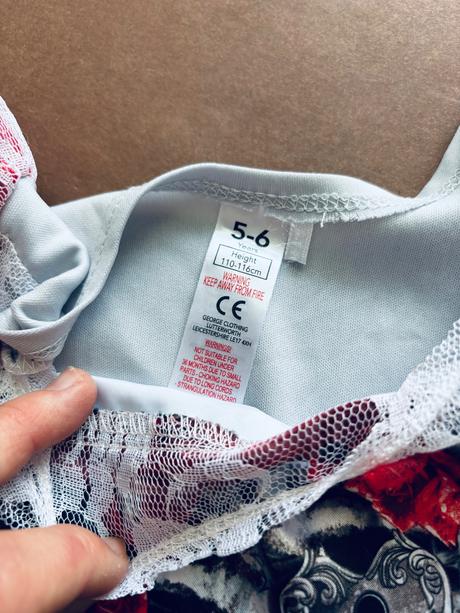 An7/ kostym halloween nevěsta - v.5/6 let, 