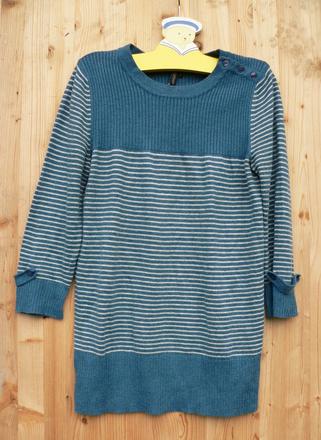 Dlouhý svetřík šaty topshop - vel.122, 122