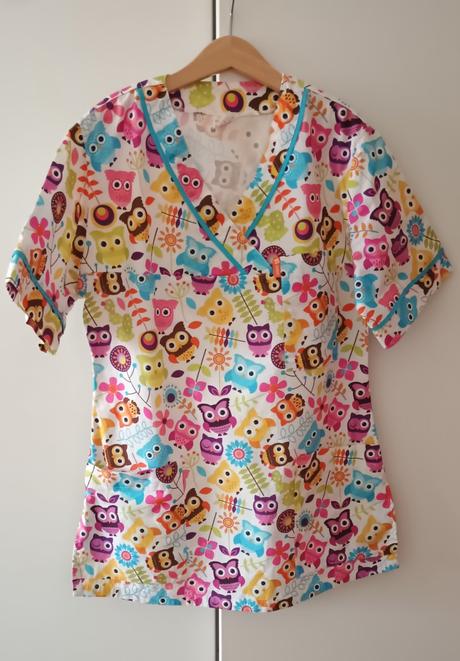 Zdravotnická halena bavlněná sovičky vel.xs, xs