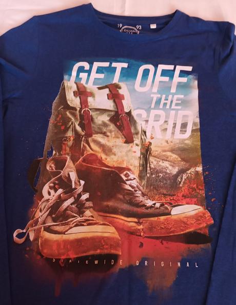 Chlapecké triko tmavě modré dlouhý rukáv c&a, c&a,170