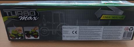 Plastový traktor zelený farm tractor,