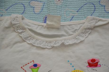 Letní tričko s aplikacemi zmrzlinek, letní motivy, 122