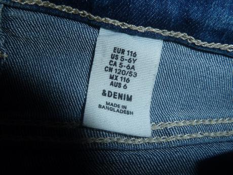 Šortky pod zadeček, denim,116