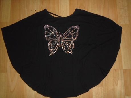 Tričko motýl lindex vel 158/164 12-14l, lindex,158 / 164