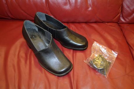 Kožené boty nové, 38