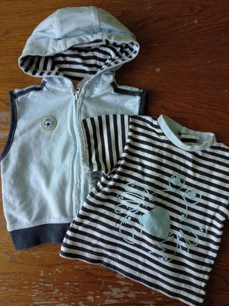 Vestička s tričkem, baby,86