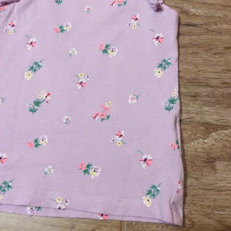 Bavlněné kytičkové tílko, h&m,98