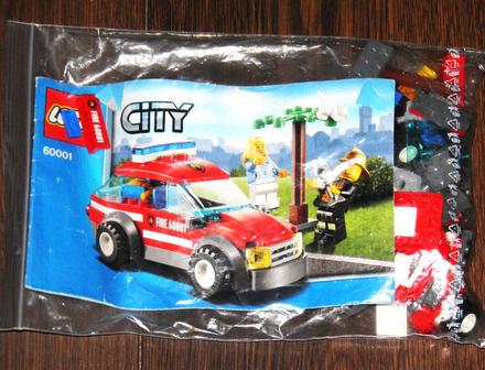 Lego city 60001 auto velitele hasičů, 