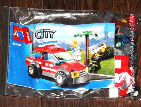 Lego city 60001 auto velitele hasičů,