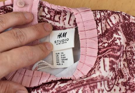 Šaty vel. 5 - 6 let, h&m,116