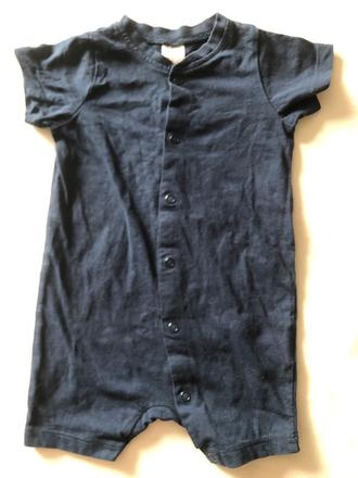 Modré body s nohavičkou, 68