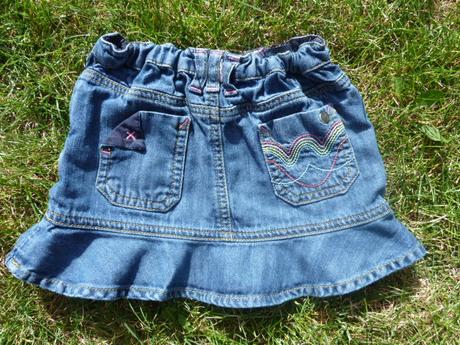 Džínová sukně & sukýnka "me to you" vel. 98, marks & spencer,98