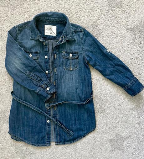 Džínové šaty hm, vel. 104, h&m,104