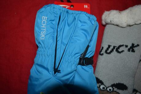 2x nové rukavicea 2x zimní ponožky v.98-110, 98 / 104 / 110