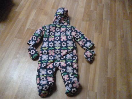 Zimní kombinéza 6-9 m s rukavičkama, 74