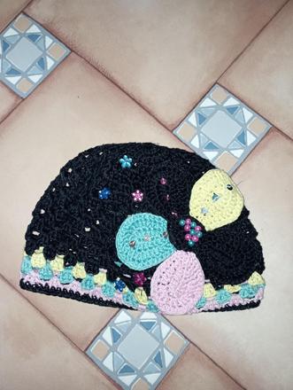 Háčkovaná čepice, 128