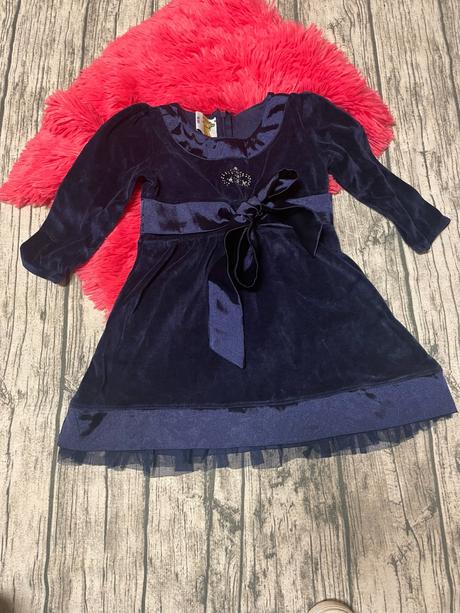 Dívčí saténové šaty papagino 98/104, 98