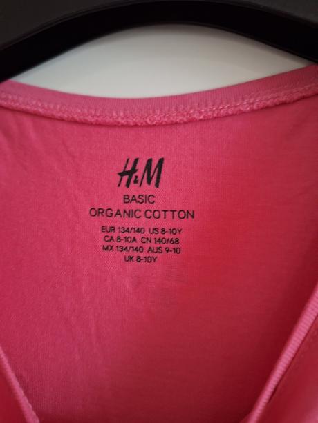 Šaty dívčí šaty třešně vel. 134 / 140, h&m,134