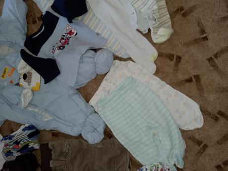 Balík oblečení kluk 62/68, 50–62