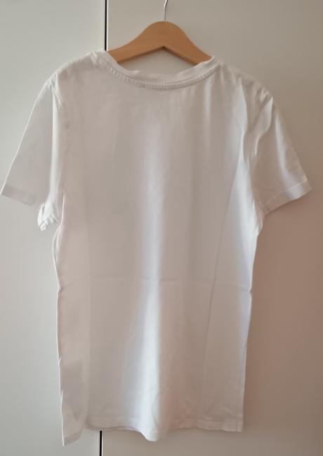 Krásné bavlněné tričko s kytkou z new yorker, xs