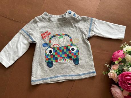 Triko s autičkem - v.3/6 měs, m&co,68