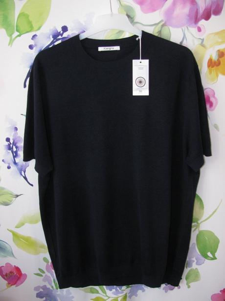 Tmavě modrá dámská halenka kangra, xxl