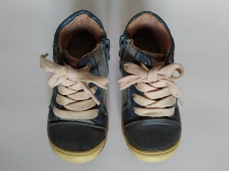 Kožené celoroční boty kotníkové, bubble gummers,22