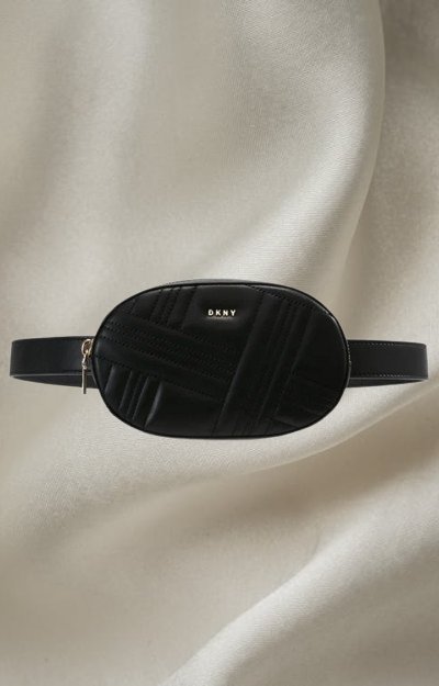 Dkny kožená ledvinka na pásku, dkny