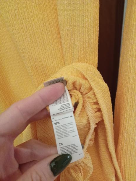 Žluté šaty 164 / s-m, reserved,164