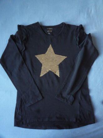 Tmavě modré triko tchibo 146-152, tchibo,146