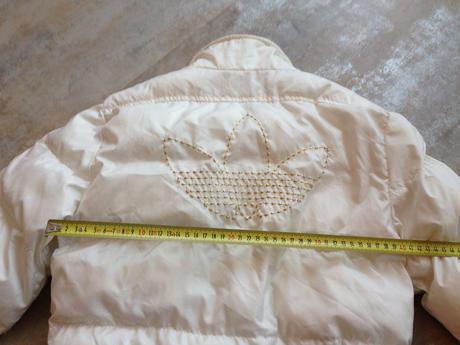 Bílá zimní sport péřová bunda adidas, vel. 36, s, adidas,s