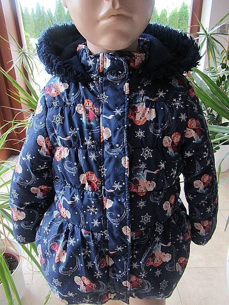 Zimní bunda frozen, disney,104