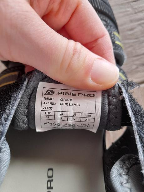 Chlapecké trekové sandály alpine pro vel. 37, alpine pro,37