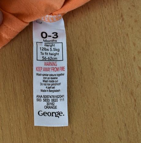 Tričko vel. 0 - 3 m, george,62