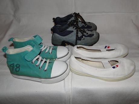 3 páry, 27, plátené tenisky h&m, cvičky, botasky, h&m,27