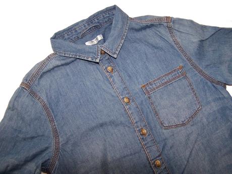 Chlapecká riflová košile vel.134/140, 134