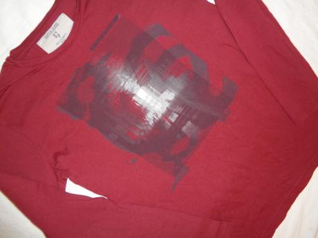 Krásné vínovohnědé tričko garci jeans 164/170, 164